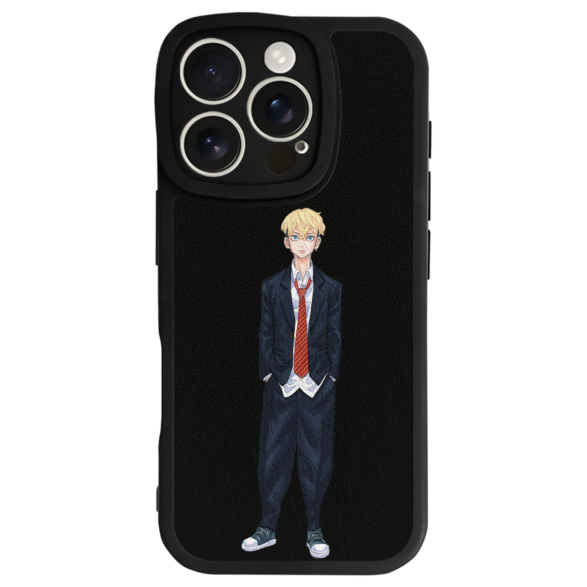 （画像用） 東京リベンジャーズ Tokyo Revengers 【iPhone 16シリーズ対応】シリコンスマホケース（レザー調） 材質：シリコン